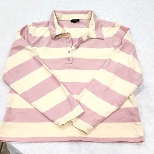 J Crew rugby shirt womens xxl